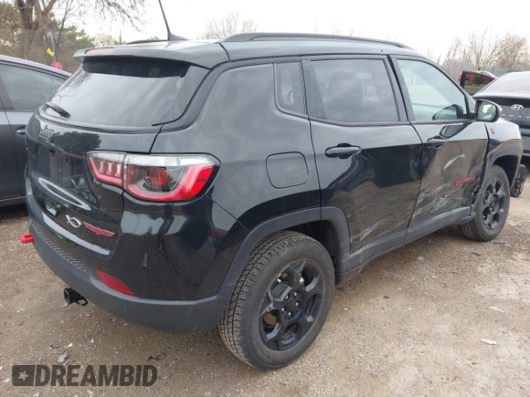 2023 Jeep Compass Trailhawk с VIN 3C4NJDDN7PT510813, выставлен на аукционе IAAI как лот 42096113 с пробегом 25 356 миль миль и . История ставок и продаж доступна на DreamBid. Изображение 4.