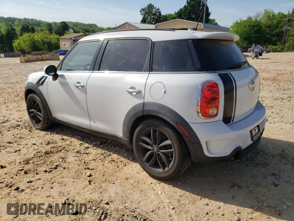 2012 MINI Countryman S with VIN WMWZC3C55CWP20240, listed as a Copart auction lot 53879585 with 141,331 mi miles and Salvage Title. Bid and sale history available at DreamBid. Image 2.