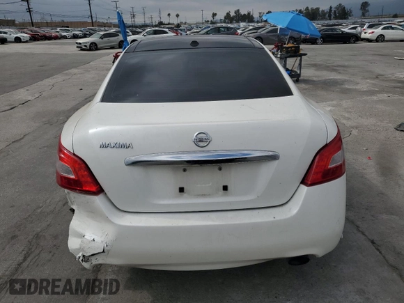 2009 Nissan Maxima SV with VIN 1N4AA51E69C809139, listed as a Copart auction lot 53791545 with 141,482 mi miles and Salvage Title. Bid and sale history available at DreamBid. Image 6.