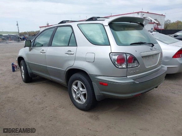 2002 Lexus RX 300 with VIN JTJHF10U120271742, listed as a IAAI auction lot 41994475 with 220,836 mi miles. Bid and sale history available at carsss.com. Image 3.