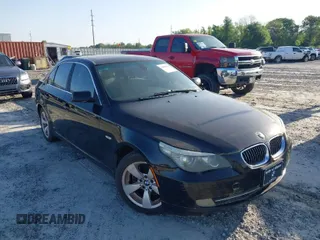 2008 BMW 5 Series 528i with VIN WBANU53518CT06338, listed as a IAAI auction lot 41980924 with 198,696 mi miles and . Bid and sale history available at carsss.com. Image 1.
