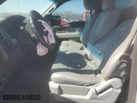2012 Ford F-150 XL with VIN 1FTNF1CF7CKE25038, listed as a Copart auction lot 48406055 with Not provided miles and Salvage title. Bid and sale history available at DreamBid. Image 7.
