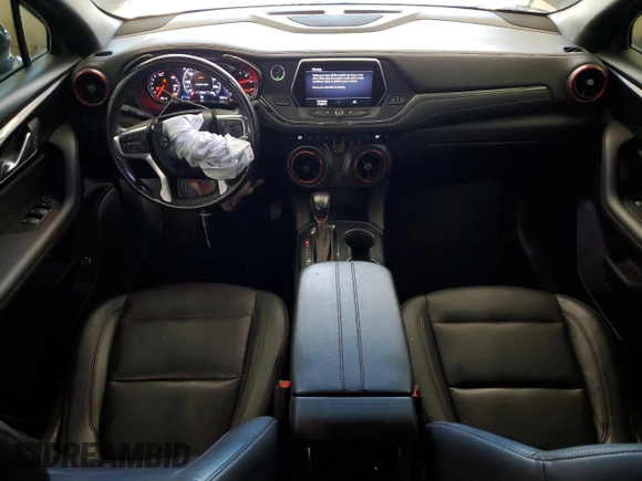2019 Chevrolet Blazer RS with VIN 3GNKBJRS7KS679698, listed as a Copart auction lot 61201795 with 74,261 mi miles and Salvage title. Bid and sale history available at DreamBid. Image 8.