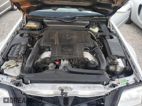 1998 Mercedes-Benz SL-Class with VIN WDBFA67F8WF163620, listed as a Copart auction lot 74125164 with 0 mi miles and Salvage Title. Bid and sale history available at carsss.com. Image 11.