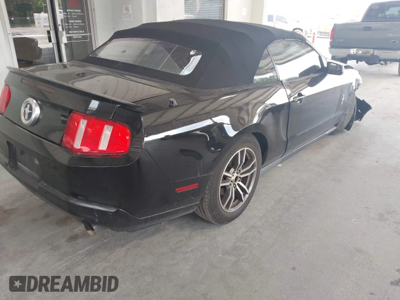 2012 Ford Mustang V6 with VIN 1ZVBP8EMXC5204579, listed as a IAAI auction lot 42240673 with 177,917 mi miles and . Bid and sale history available at DreamBid. Image 4.