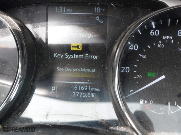 2016 Nissan Rogue S with VIN 5N1AT2MV4GC917962, listed as a IAAI auction lot 41606001 with 161,691 mi miles. Bid and sale history available at carsss.com. Image 7.