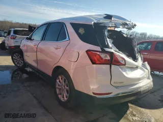 2019 Chevrolet Equinox LT with VIN 3GNAXKEV2KS639483, listed as a Copart auction lot 45383625 with 50,539 mi miles and Salvage Title. Bid and sale history available at carsss.com. Image 2.