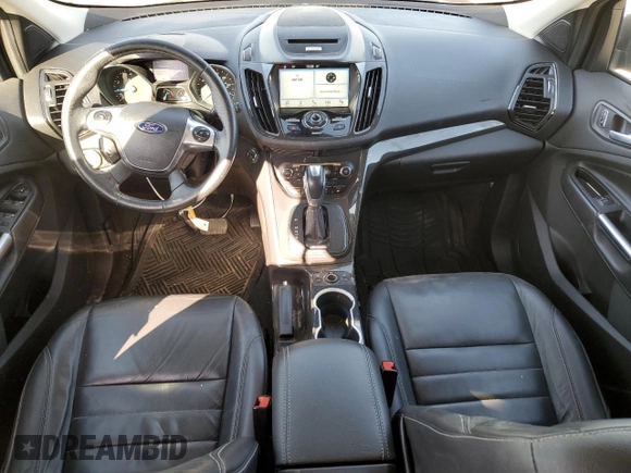 2016 Ford Escape Titanium with VIN 1FMCU0JX5GUB95220, listed as a Copart auction lot 48176575 with 121,210 mi miles and Salvage Title. Bid and sale history available at carsss.com. Image 8.