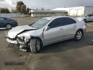 2006 Acura RL with VIN JH4KB16556C005244, listed as a Copart auction lot 50843265 with Not Provided miles and Salvage Title. Bid and sale history available at DreamBid. Image 1.
