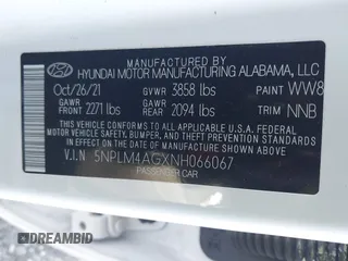 2022 Hyundai Elantra SEL z VIN 5NPLM4AGXNH066067, wystawiony jako IAAI lot #41422775 z przebiegiem 36 018 mil mil oraz . Historia ofert i sprzedaży dostępna na DreamBid. Obrazek 9.
