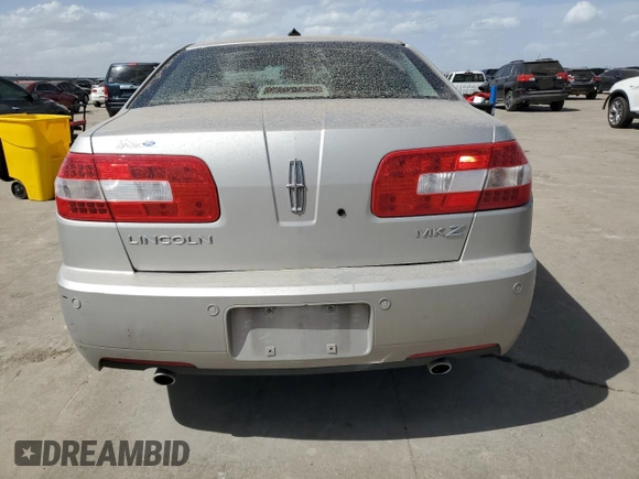 2008 Lincoln MKZ with VIN 3LNHM26T98R655480, listed as a Copart auction lot 49313205 with 68,106 mi miles and Salvage Title. Bid and sale history available at carsss.com. Image 6.
