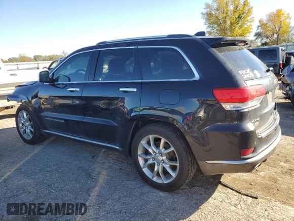 2016 Jeep Grand Cherokee Summit z VIN 1C4RJFJT1GC482180, wystawiony jako Copart lot #80949124 z przebiegiem 114 125 mil mil oraz Szkoda całkowita • Salvage title. Historia ofert i sprzedaży dostępna na DreamBid. Obrazek 2.