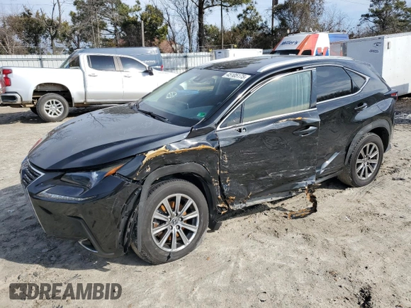 2019 Lexus NX with VIN JTJYARBZ3K2125126, listed as a Copart auction lot 45105175 with 93,509 mi miles and Salvage Title. Bid and sale history available at carsss.com. Image 1.