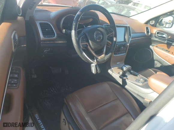 2015 Jeep Grand Cherokee Summit with VIN 1C4RJFJG2FC702072, listed as a Copart auction lot 83745434 with 86,266 mi miles and Salvage Title. Bid and sale history available at carsss.com. Image 8.