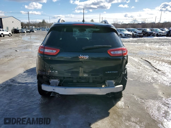 2016 Jeep Cherokee Limited with VIN 1C4PJMDB6GW335155, listed as a Copart auction lot 43545485 with 113,296 mi miles and Salvage title. Bid and sale history available at DreamBid. Image 6.