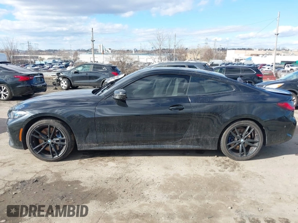 2021 BMW 4 Series M440i xDrive with VIN WBA13AR01MCG19764, listed as a IAAI auction lot 41486485 with Not Provided miles and . Bid and sale history available at DreamBid. Image 13.