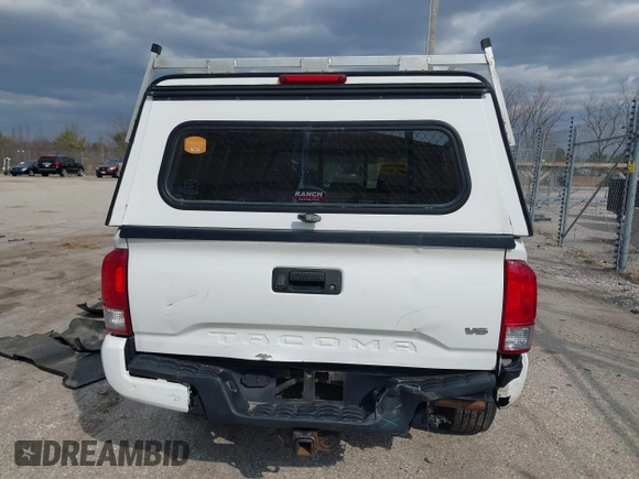 2017 Toyota Tacoma SR5 with VIN 3TMDZ5BN4HM018877, listed as a IAAI auction lot 41898666 with 198,848 mi miles. Bid and sale history available at carsss.com. Image 16.