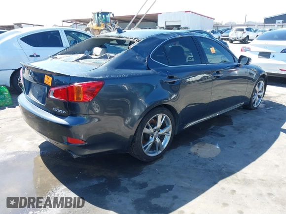 2010 Lexus IS 350 with VIN JTHBE5C25A5024043, listed as a IAAI auction lot 41761788 with 162,716 mi miles and . Bid and sale history available at DreamBid. Image 4.