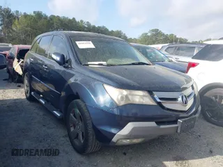 2009 Acura MDX Sport/Pwr Tail Gate with VIN 2HNYD28769H504947, listed as a IAAI auction lot 41953558 with 265,294 mi miles. Bid and sale history available at carsss.com. Image 1.