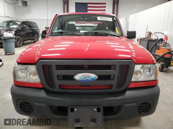 2009 Ford Ranger XL with VIN 1FTYR10D29PA43387, listed as a Copart auction lot 49920275 with 89,297 mi miles and Salvage Title. Bid and sale history available at DreamBid. Image 5.