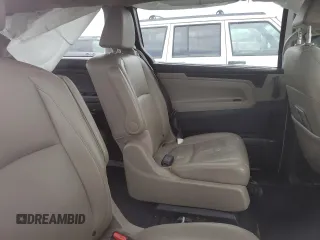2018 Honda Odyssey EX-L with VIN 5FNRL6H71JB059936, listed as a Copart auction lot 53403635 with 94,745 mi miles and Salvage Title. Bid and sale history available at DreamBid. Image 12.