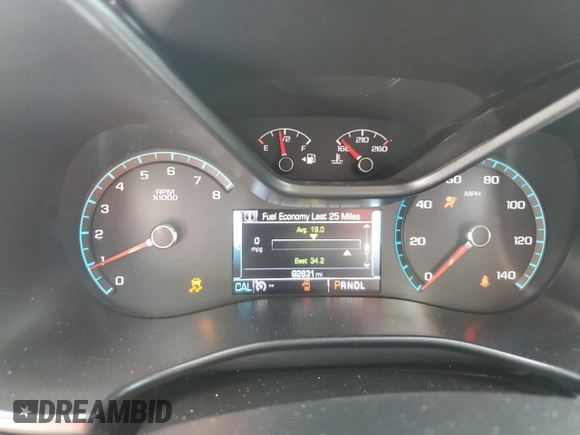 2018 Chevrolet Colorado 2WD LT с VIN 1GCGSCEA5J1207832, выставлен на аукционе Copart как лот 55453645 с пробегом 92 831 миль миль и Списание • Salvage title. История ставок и продаж доступна на DreamBid. Изображение 9.