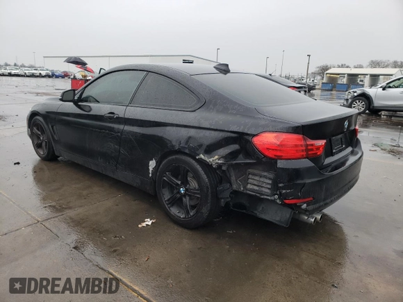 2015 BMW 4 Series 428i with VIN WBA3N7C55FK223126, listed as a Copart auction lot 43506625 with 111,540 mi miles and Salvage title. Bid and sale history available at DreamBid. Image 2.