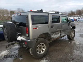 2008 Hummer H2 SUV with VIN 5GRGN23808H107414, listed as a Copart auction lot 81825854 with 250,205 mi miles and Salvage Title. Bid and sale history available at carsss.com. Image 3.