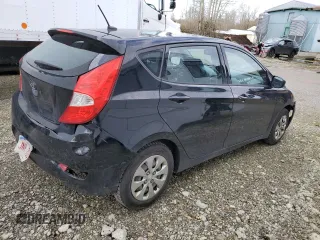 2015 Hyundai Accent GS with VIN KMHCT5AE5FU222056, listed as a Copart auction lot 48367285 with 201,922 mi miles and Salvage Title. Bid and sale history available at carsss.com. Image 3.