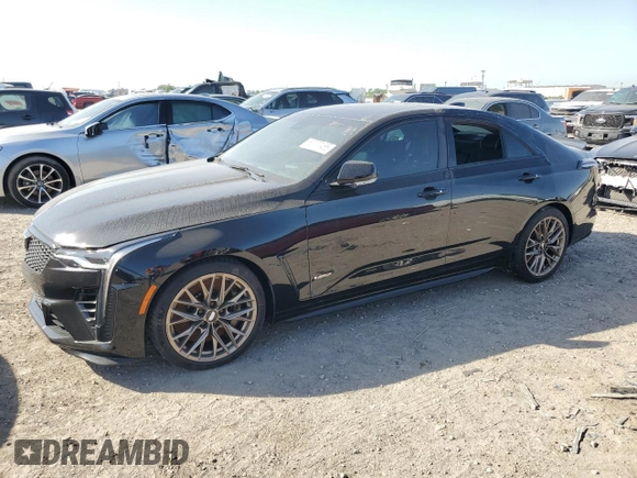 2023 Cadillac CT4-V Blackwing with VIN 1G6DL5RP5P0410487, listed as a Copart auction lot 52777455 with Not Provided miles and Salvage Title. Bid and sale history available at DreamBid. Image 1.
