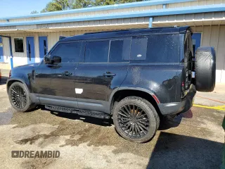 2020 Land Rover Defender S with VIN SALEJEEX4L2021585, listed as a Copart auction lot 74440654 with Not provided miles and Salvage title. Bid and sale history available at DreamBid. Image 2.