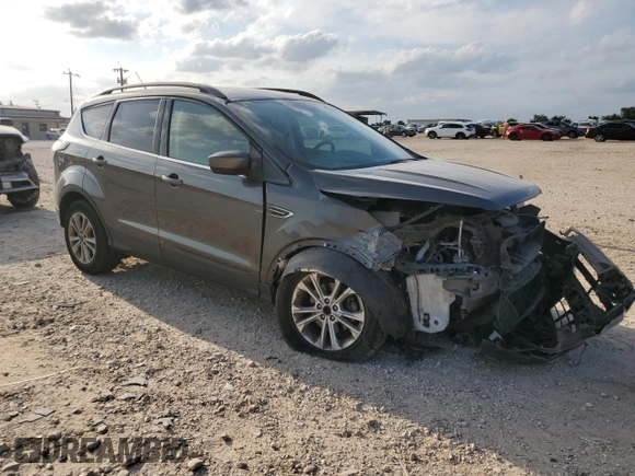2017 Ford Escape SE with VIN 1FMCU0GD7HUD93215, listed as a Copart auction lot 54966295 with 153,704 mi miles and Salvage Title. Bid and sale history available at DreamBid. Image 4.