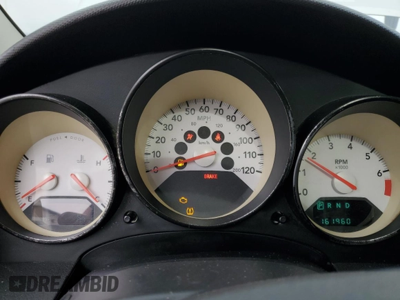 2008 Dodge Caliber R/T with VIN 1B3HB78K28D503675, listed as a Copart auction lot 42827395 with 161,960 mi miles and Salvage Title. Bid and sale history available at DreamBid. Image 9.