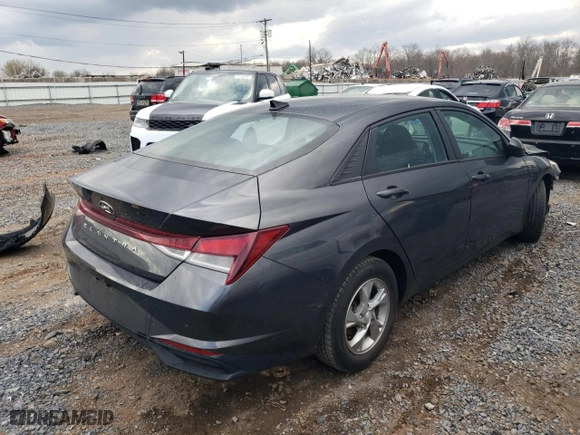 2021 Hyundai Elantra SE with VIN 5NPLL4AG3MH011039, listed as a Copart auction lot 50192505 with 35,077 mi miles and Salvage Title. Bid and sale history available at carsss.com. Image 3.