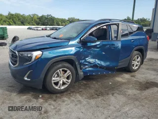 2021 GMC Terrain SLE с VIN 3GKALTEV5ML386834, выставлен на аукционе Copart как лот 62915845 с пробегом 81 497 миль миль и Списание • Salvage title. История ставок и продаж доступна на DreamBid. Изображение 1.
