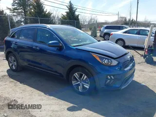 2022 Kia Niro LX with VIN KNDCB3LC1N5537663, listed as a IAAI auction lot 41759529 with 23,863 mi miles. Bid and sale history available at carsss.com. Image 1.