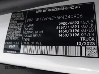 2023 Mercedes-Benz Metris Cargo with VIN W1YV0BEY5P4340906, listed as a IAAI auction lot 41153285 with 7,637 mi miles and . Bid and sale history available at DreamBid. Image 9.
