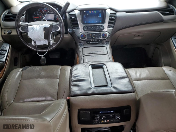 2015 Chevrolet Tahoe LTZ with VIN 1GNSCCKC5FR275738, listed as a Copart auction lot 46456045 with 175,606 mi miles and Salvage Title. Bid and sale history available at carsss.com. Image 8.