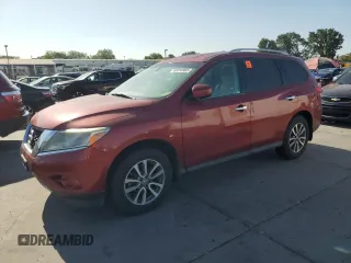 2013 Nissan Pathfinder S with VIN 5N1AR2MN4DC659470, listed as a Copart auction lot 62010985 with 135,108 mi miles and Clean title. Bid and sale history available at DreamBid. Image 1.