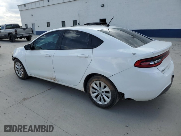 2014 Dodge Dart Aero with VIN 1C3CDFDH0ED860411, listed as a Copart auction lot 54618835 with 131,597 mi miles and Salvage Title. Bid and sale history available at carsss.com. Image 2.