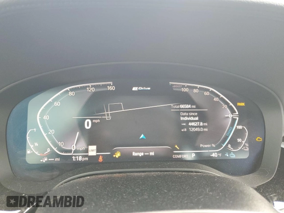 2020 BMW 5 Series with VIN WBAJB1C03LCD19170, listed as a Copart auction lot 64942594 with 66,584 mi miles and Salvage title. Bid and sale history available at DreamBid. Image 9.