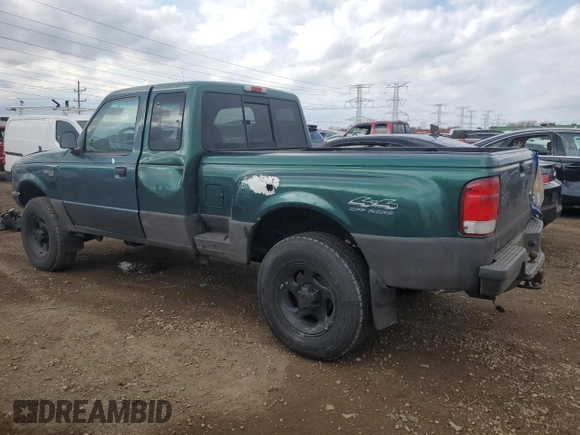 2000 Ford Ranger XL with VIN 1FTZR15VXYPB87516, listed as a Copart auction lot 52945795 with 165,652 mi miles and Salvage title. Bid and sale history available at DreamBid. Image 2.