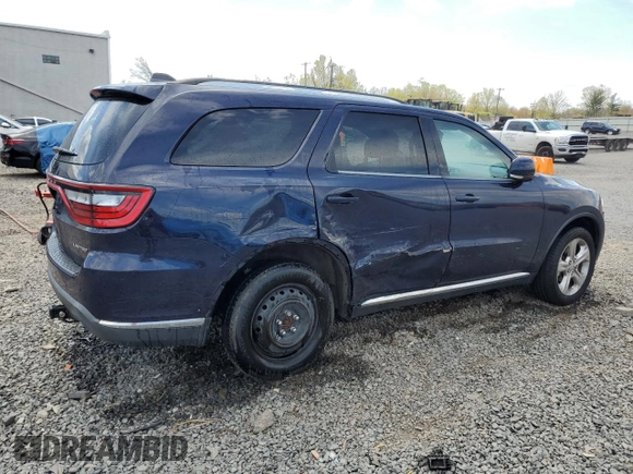 2014 Dodge Durango Limited with VIN 1C4RDJDG2EC549102, listed as a Copart auction lot 53894805 with 97,052 mi miles and Salvage title. Bid and sale history available at DreamBid. Image 3.