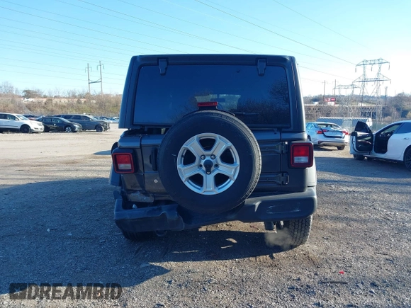 2020 Jeep Wrangler Unlimited Willys with VIN 1C4HJXDN6LW139789, listed as a IAAI auction lot 41882217 with 40,960 mi miles and . Bid and sale history available at DreamBid. Image 17.