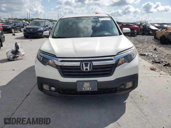 2017 Honda Ridgeline RTL with VIN 5FPYK2F53HB001434, listed as a Copart auction lot 58414335 with 187,711 mi miles and Salvage title. Bid and sale history available at DreamBid. Image 5.