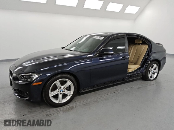 2013 BMW 3 Series 328i with VIN WBA3A5C50DF603562, listed as a Copart auction lot 58589135 with 112,150 mi miles and Salvage title. Bid and sale history available at DreamBid. Image 1.