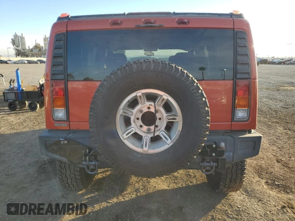 2003 Hummer H2 with VIN 5GRGN23U93H105182, listed as a Copart auction lot 86663504 with 158,027 mi miles and Clean Title. Bid and sale history available at carsss.com. Image 6.