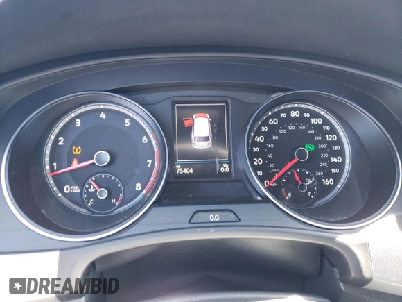 2021 Volkswagen Atlas S with VIN 1V2GC2CA0MC201812, listed as a Copart auction lot 66950404 with 75,404 mi miles and Salvage title. Bid and sale history available at DreamBid. Image 9.