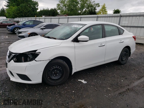 2017 Nissan Sentra S with VIN 3N1AB7AP4HY310918, listed as a Copart auction lot 56712545 with 142,360 mi miles and Salvage title. Bid and sale history available at DreamBid. Image 1.