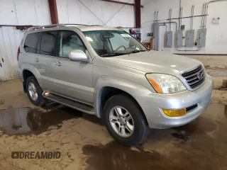 2004 Lexus GX with VIN JTJBT20X540052901, listed as a Copart auction lot 53632565 with 204,236 mi miles and Salvage Title. Bid and sale history available at carsss.com. Image 4.